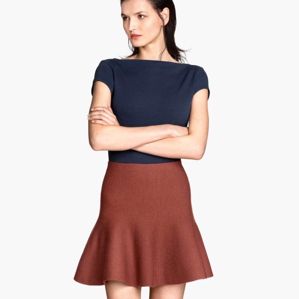 H&M wool skirt